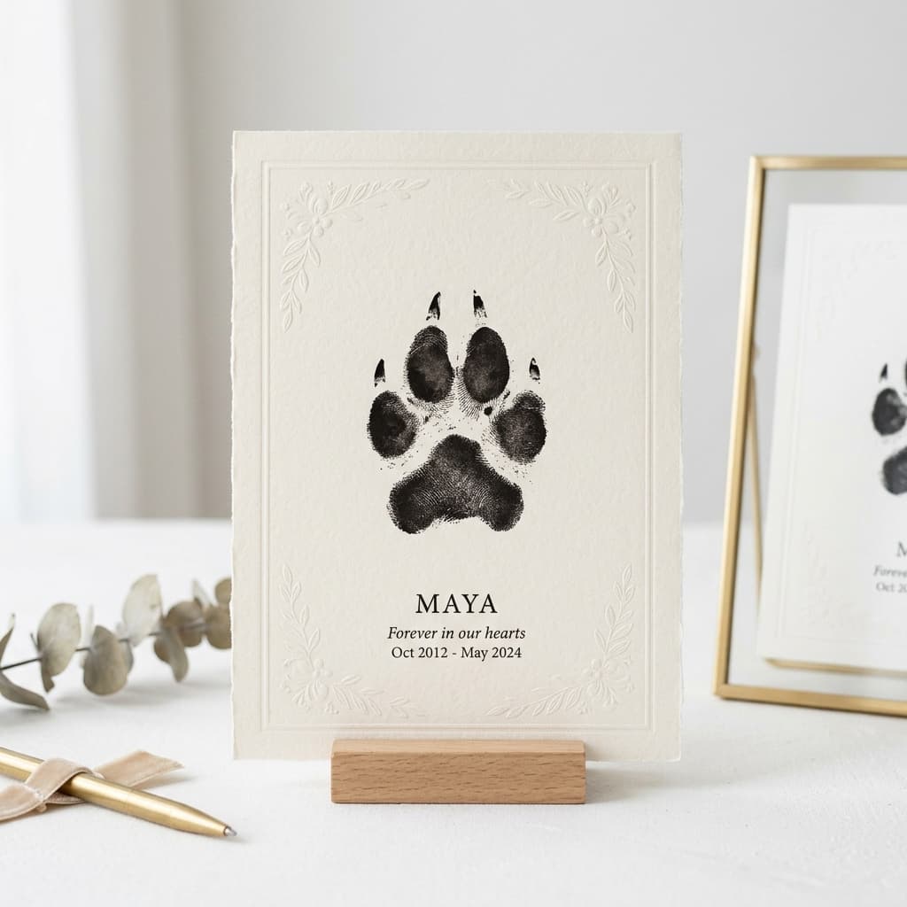 Ink Paw Print